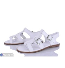 Босоніжки жіночі на літо (8 пар р.36-41) білий  "LOREDANA"