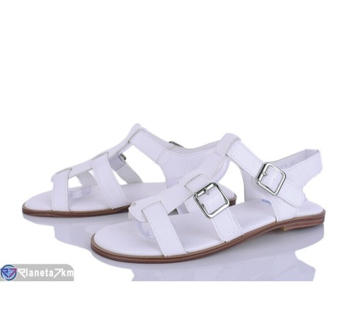 Босоніжки жіночі на літо (8 пар р.36-41) білий  "LOREDANA"