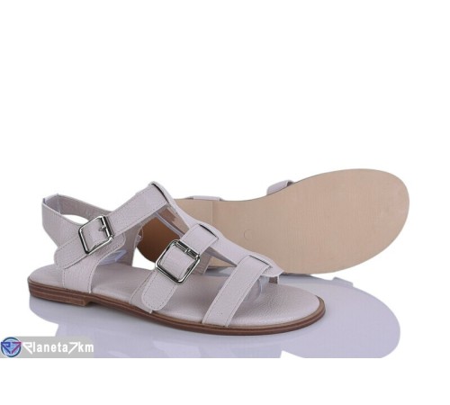 Босоніжки жіночі на літо (8 пар р.36-41) бежевий  "LOREDANA"