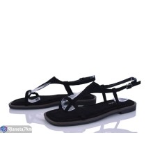 Босоніжки жіночі на літо (8 пар р.36-41) чорний  "LOREDANA"