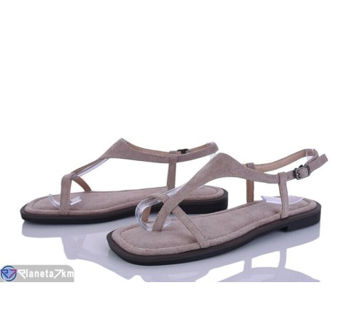 Босоніжки жіночі на літо (8 пар р.36-41) бежевий  "LOREDANA"