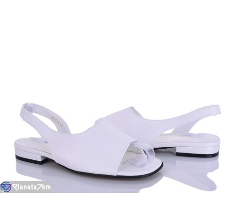 Босоніжки жіночі на літо (6 пар р.36-40) білий  "LOREDANA"