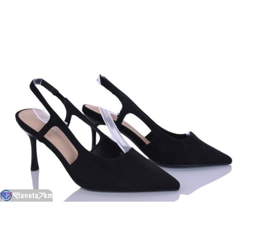 Туфлі жіночі на літо (6 пар р.36-40) чорний  "LOREDANA"