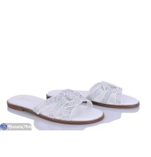 Шлепки жіночі на літо (8 пар р.36-41) білий  "LOREDANA"