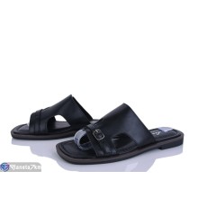 Шлепки жіночі на літо (8 пар р.36-41) чорний  "LOREDANA"