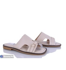 Шлепки жіночі на літо (8 пар р.36-41) бежевий  "LOREDANA"