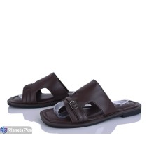 Шлепки жіночі на літо (8 пар р.36-41) коричневий  "LOREDANA"