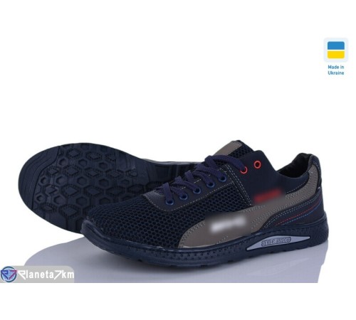 Кросівки чоловічі на весну/осінь (8 пар р.40-45) синій  "OLLA"