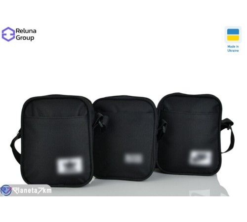 Сумка чоловіча 20*15*5 см,  чорний  "Raluka"