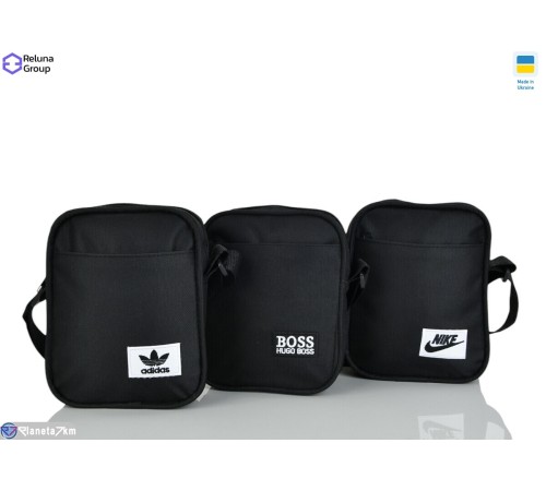 Сумка чоловіча 20*15*5 см,  чорний  "Raluka"