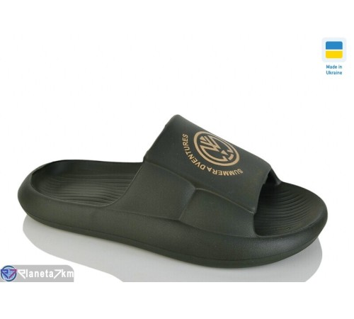 Шлепки жіночі на літо (8 пар р.36-40) зелений  "Korka"