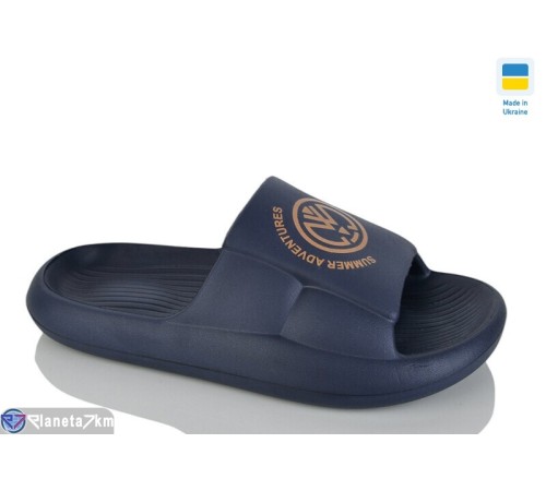 Шлепки жіночі на літо (8 пар р.36-40) синій  "Korka"