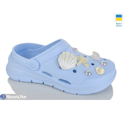 Кроки жіночі на літо (8 пар р.36-41) блакитний  "Korka"