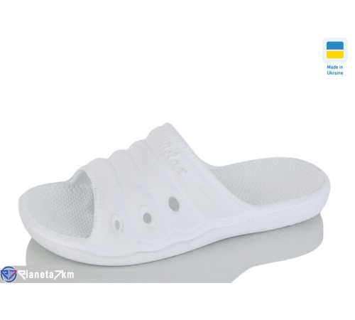 Шлепки жіночі на літо (8 пар р.36-41) білий  "Korka"