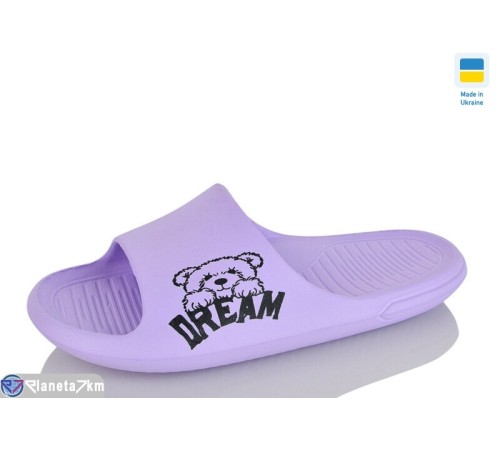 Шлепки жіночі на літо (8 пар р.36-41) фіолетовий  "Korka"