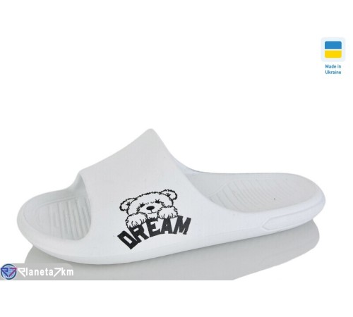 Шлепки жіночі на літо (8 пар р.36-41) білий  "Korka"