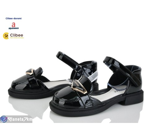 Дитячі туфлі на літо (6 пар р.31-36) чорний  "BELIES-D"