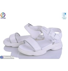 Дитячі босоніжки на літо (10 пар р.27-31) білий  "Леопард"