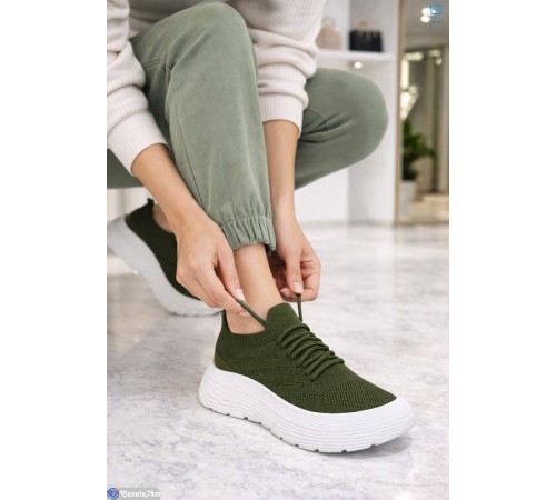 Кросівки жіночі на літо (8 пар р.36-41) зелений  "HoRIK"