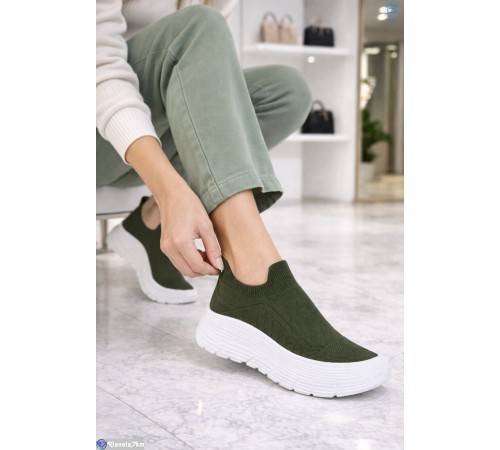 Кросівки жіночі на літо (8 пар р.36-41) зелений  "HoRIK"