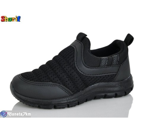 Дитячі кросівки на весну/осінь (8 пар р.26-30) чорний  "Sharif"