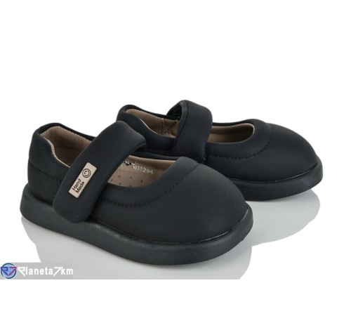 Дитячі туфлі на весну/осінь (8 пар р.22-29) чорний  "Laifakids"