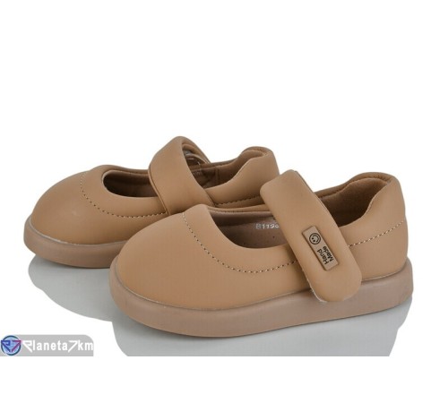 Дитячі туфлі на весну/осінь (8 пар р.22-29) коричневий  "Laifakids"