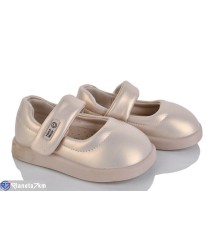 Дитячі туфлі на весну/осінь (8 пар р.22-29) бежевий  "Laifakids"