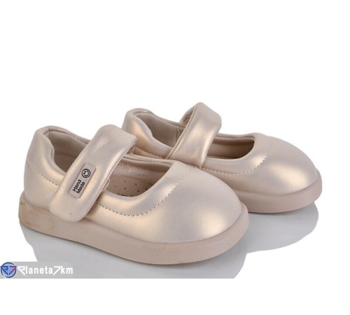 Дитячі туфлі на весну/осінь (8 пар р.22-29) бежевий  "Laifakids"