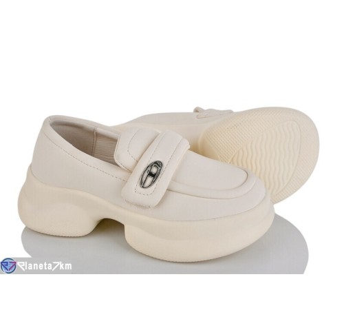 Дитячі туфлі на весну/осінь (8 пар р.32-37) бежевий  "Laifakids"