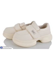 Дитячі туфлі на весну/осінь (8 пар р.31-38) бежевий  "Laifakids"