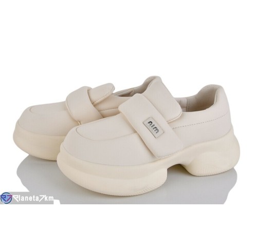 Дитячі туфлі на весну/осінь (8 пар р.31-38) бежевий  "Laifakids"