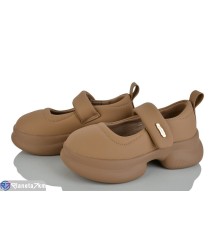 Дитячі туфлі на весну/осінь (8 пар р.31-38) коричневий  "Laifakids"