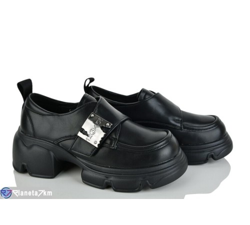 Дитячі туфлі на весну/осінь (8 пар р.31-36) чорний  "Laifakids"