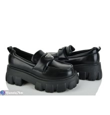 Дитячі туфлі на весну/осінь (8 пар р.32-37) чорний  "Laifakids"