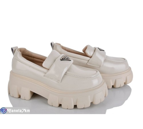 Дитячі туфлі на весну/осінь (8 пар р.32-37) бежевий  "Laifakids"