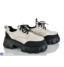 Дитячі туфлі на весну/осінь (8 пар р.32-37) бежевий  "Laifakids"