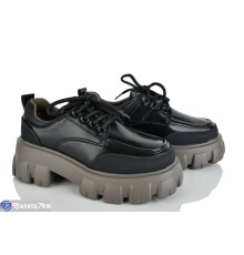 Дитячі туфлі на весну/осінь (8 пар р.32-37) чорний  "Laifakids"