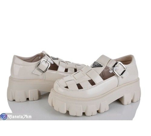 Дитячі туфлі на літо (8 пар р.32-37) бежевий  "Laifakids"