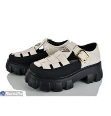 Дитячі туфлі на літо (8 пар р.32-37) бежевий  "Laifakids"