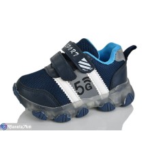 Дитячі кросівки на весну/осінь (8 пар р.21-26) синій  "Laifakids"