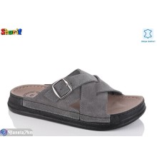 Шлепки чоловічі на літо (6 пар р.40-45) сірий  "Sharif"