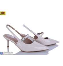 Туфлі жіночі на літо (6 пар р.36-41) бежевий  "Mei De Li"