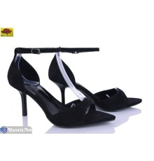 Босоніжки жіночі на літо (6 пар р.36-41) чорний  "Mei De Li"