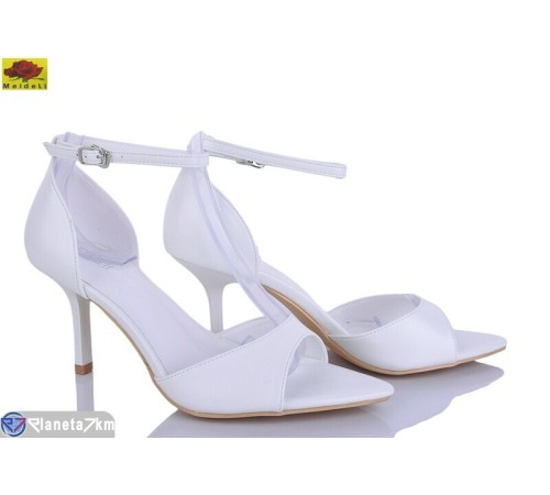 Босоніжки жіночі на літо (6 пар р.36-41) білий  "Mei De Li"