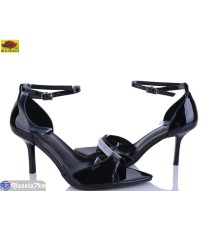 Босоніжки жіночі на літо (6 пар р.36-41) чорний  "Mei De Li"