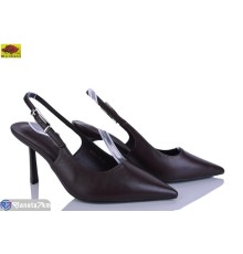 Туфлі жіночі на літо (6 пар р.36-41) коричневий  "Mei De Li"