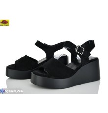 Босоніжки жіночі на літо (8 пар р.36-40) чорний  "Mei De Li"