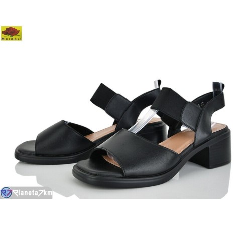 Босоніжки жіночі на літо (8 пар р.36-40) чорний  "Mei De Li"