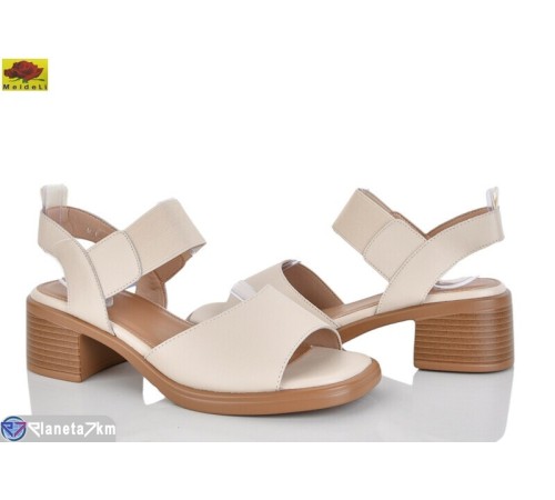 Босоніжки жіночі на літо (8 пар р.36-40) бежевий  "Mei De Li"